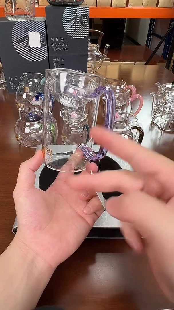 @@禾器晶彩沁润茶海浅紫色