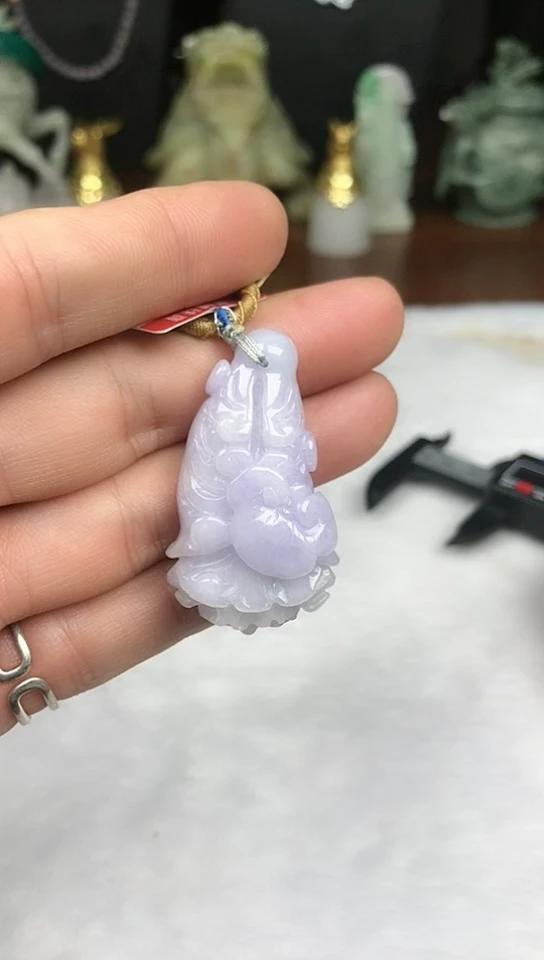未镶嵌挂件翡翠白菜