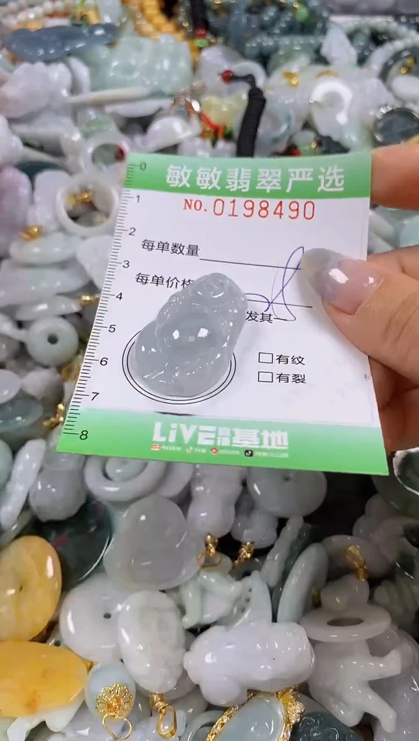 翡翠未镶嵌颈饰闪购0198490