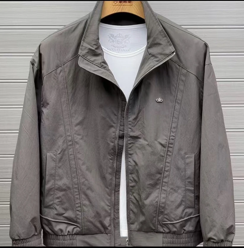 新款高品质男士立领休闲夹克