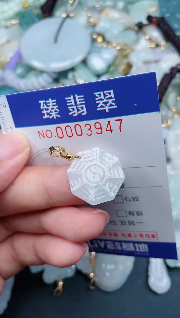 翡翠未镶嵌颈饰.0003947