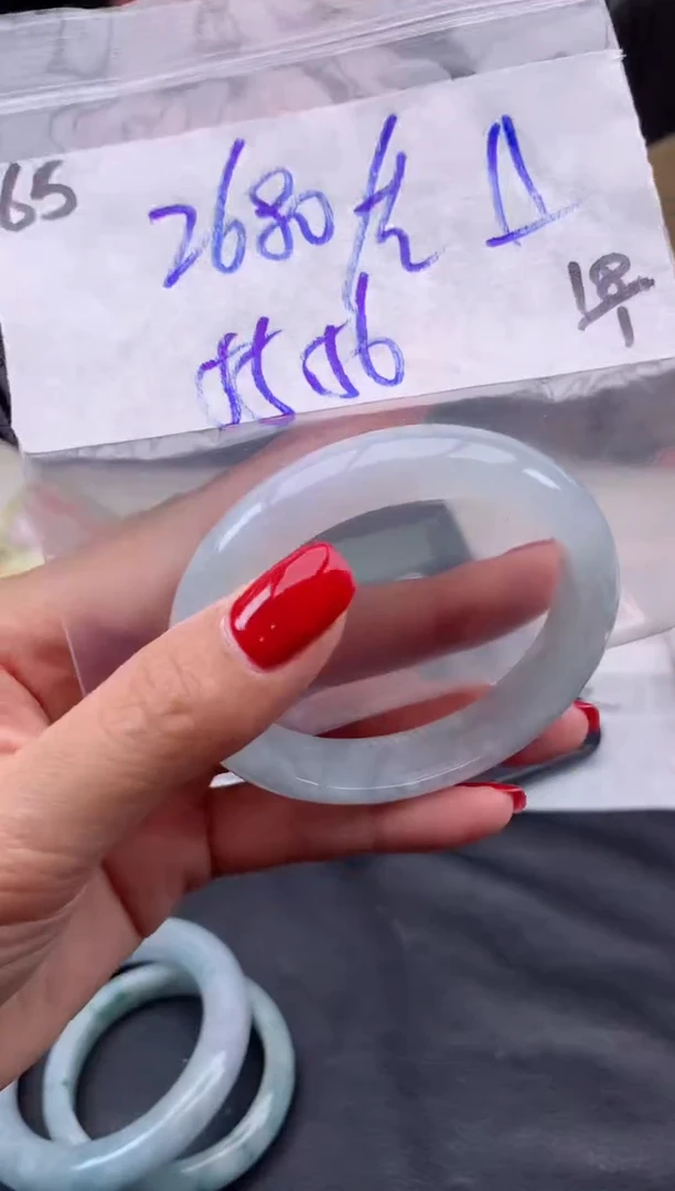 【闪购商品】定制翡翠未镶嵌65毛货需精细抛光手镯多样性拍一发一