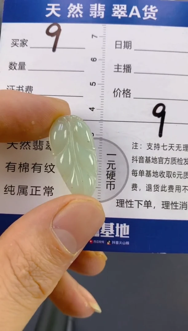 【闪购商品】翡翠颈饰未镶嵌天然A货翡翠