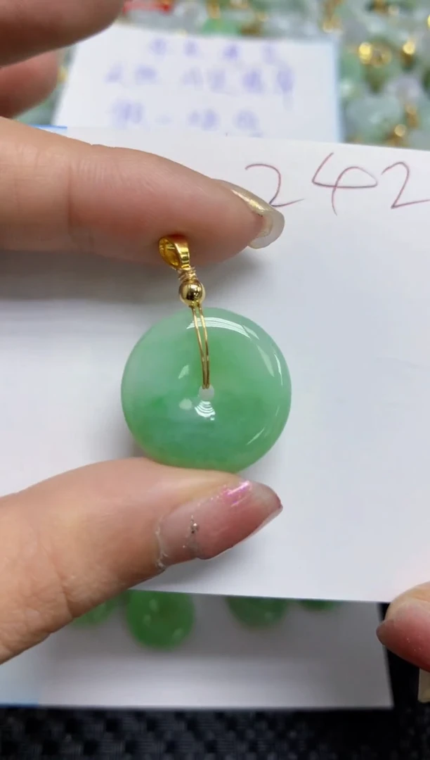 【闪购商品】翡翠颈饰合金   天然A货翡翠