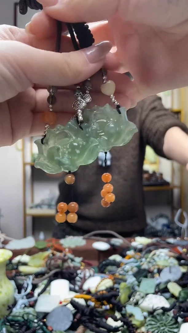 未镶嵌岫玉吊坠多样性发货拍一发一