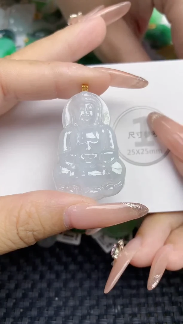 颈饰未镶嵌翡翠天然缅甸A货翡翠百元以上9元证书费自理