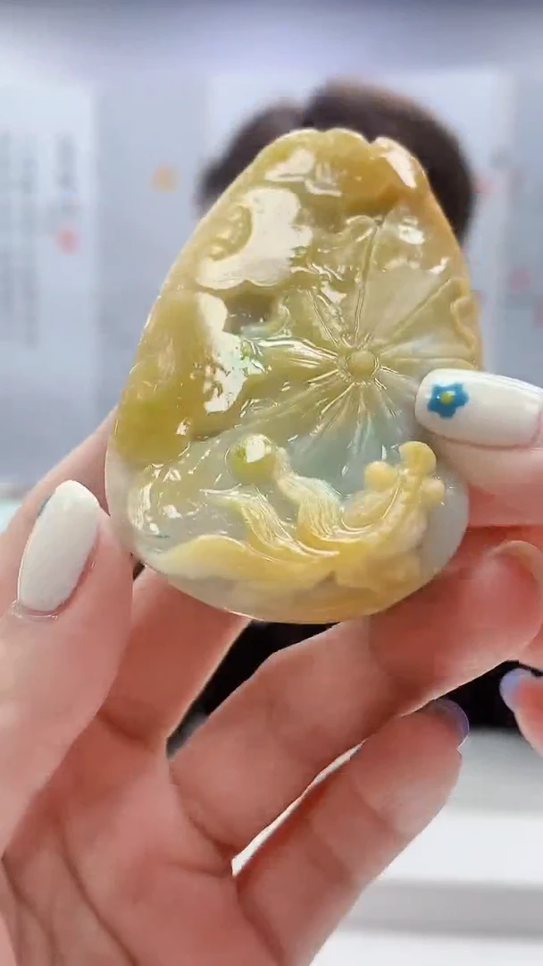 定制翡翠未镶嵌5159lr-毛货挂件178