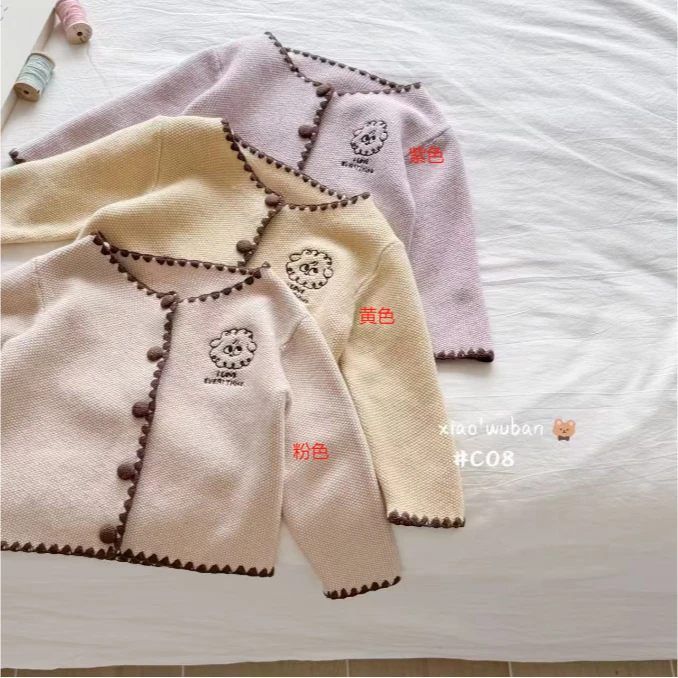 小-【08刺绣字母】毛衣