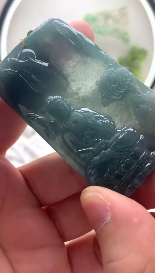 颈饰未镶嵌翡翠阿弥陀佛