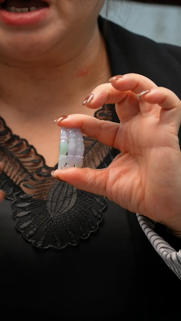 颈饰未镶嵌翡翠莲藕手绳多样性发其一