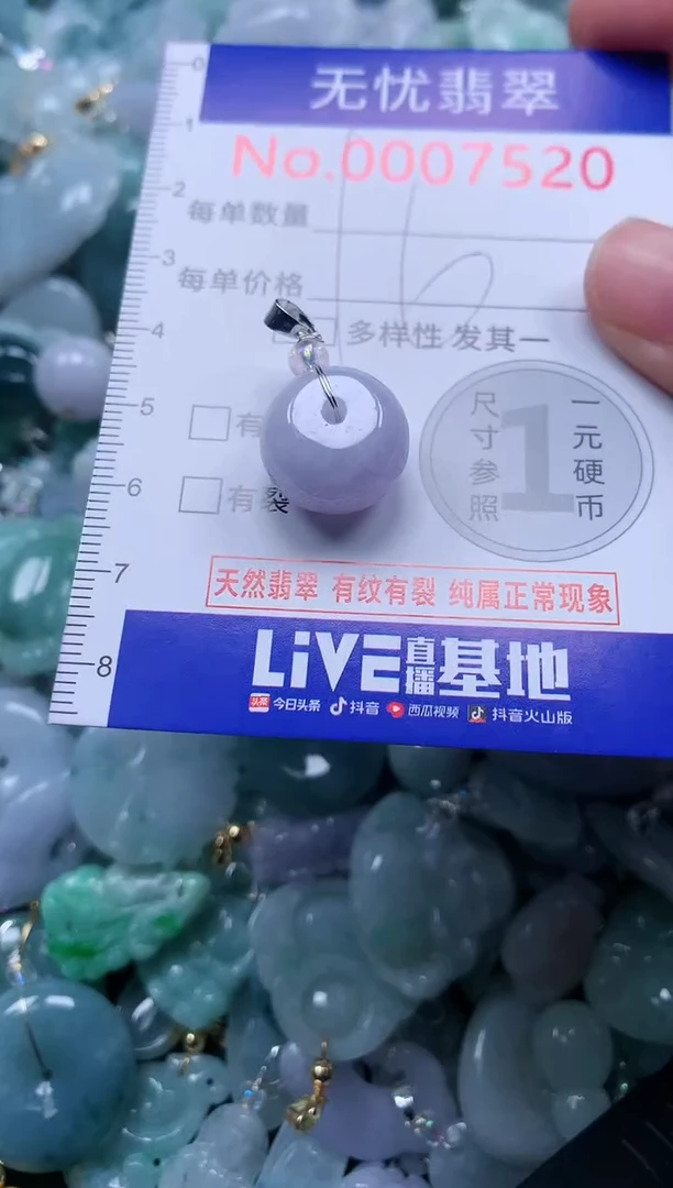 颈饰未镶嵌翡翠7520