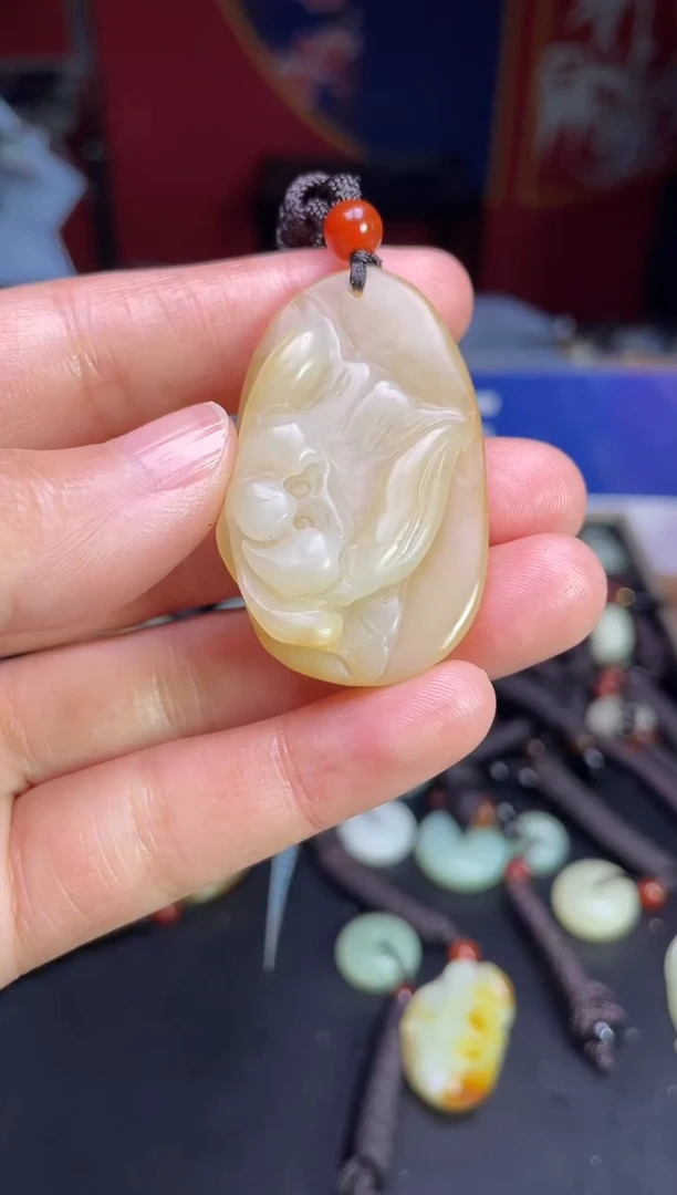 颈饰未镶嵌和田玉123