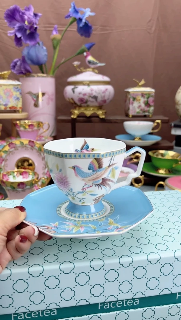 【闪购商品】锦绣鸾歌咖啡杯碟礼盒装