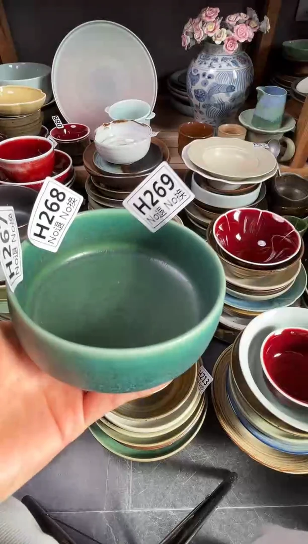 瓷片奶*派h269美人醉立边碗福利