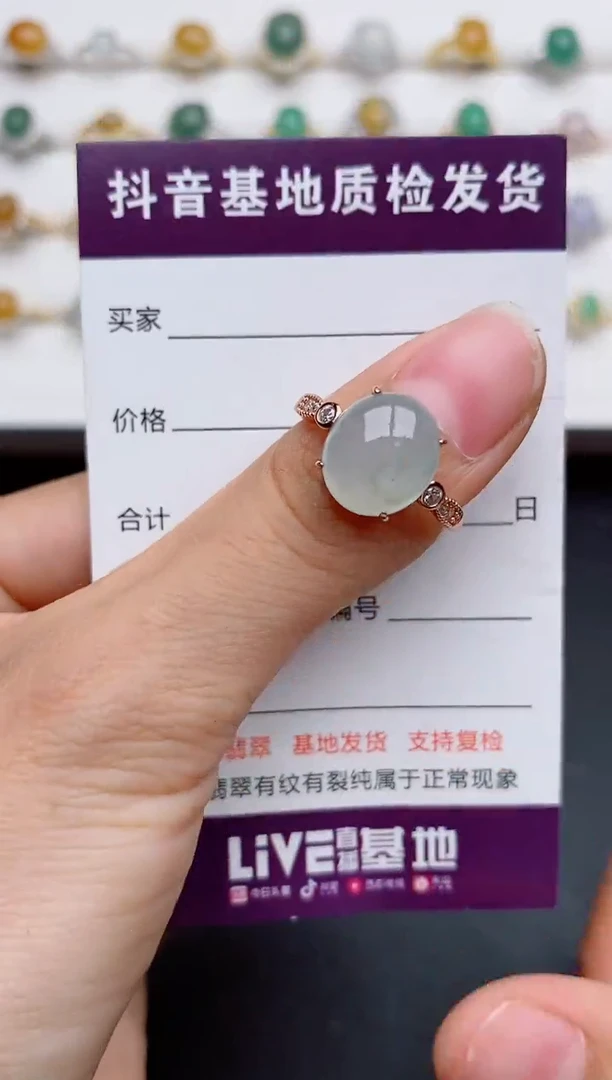 翡翠戒指银S925镶嵌.....