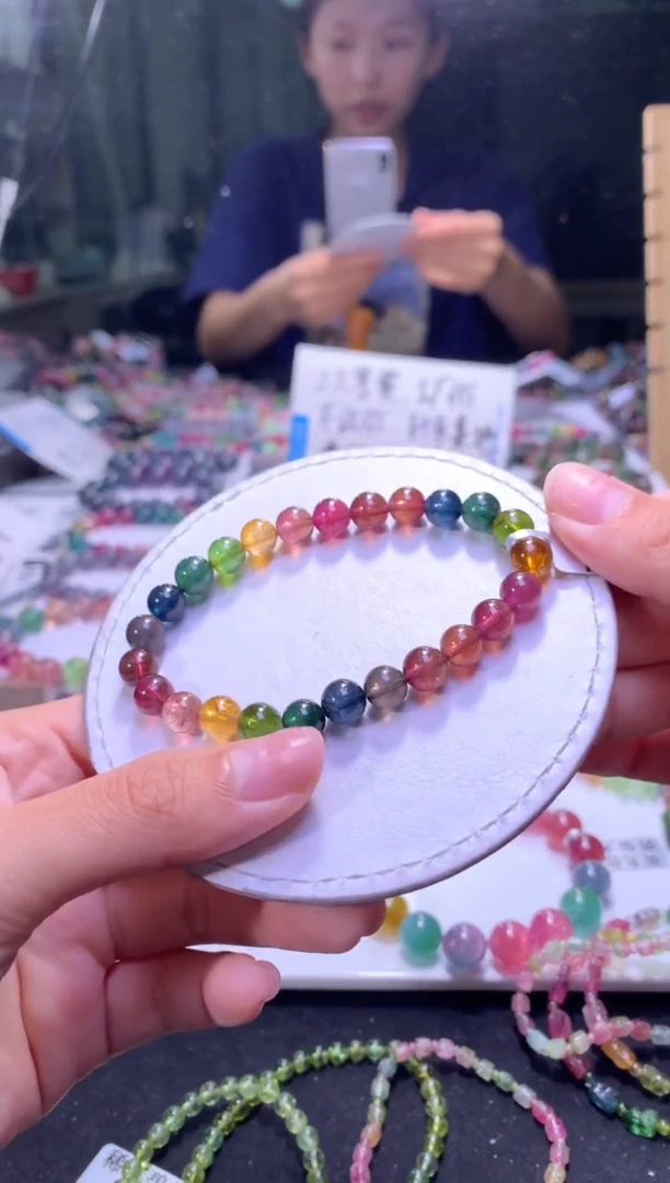 未镶嵌手串碧玺A33【天然碧玺】