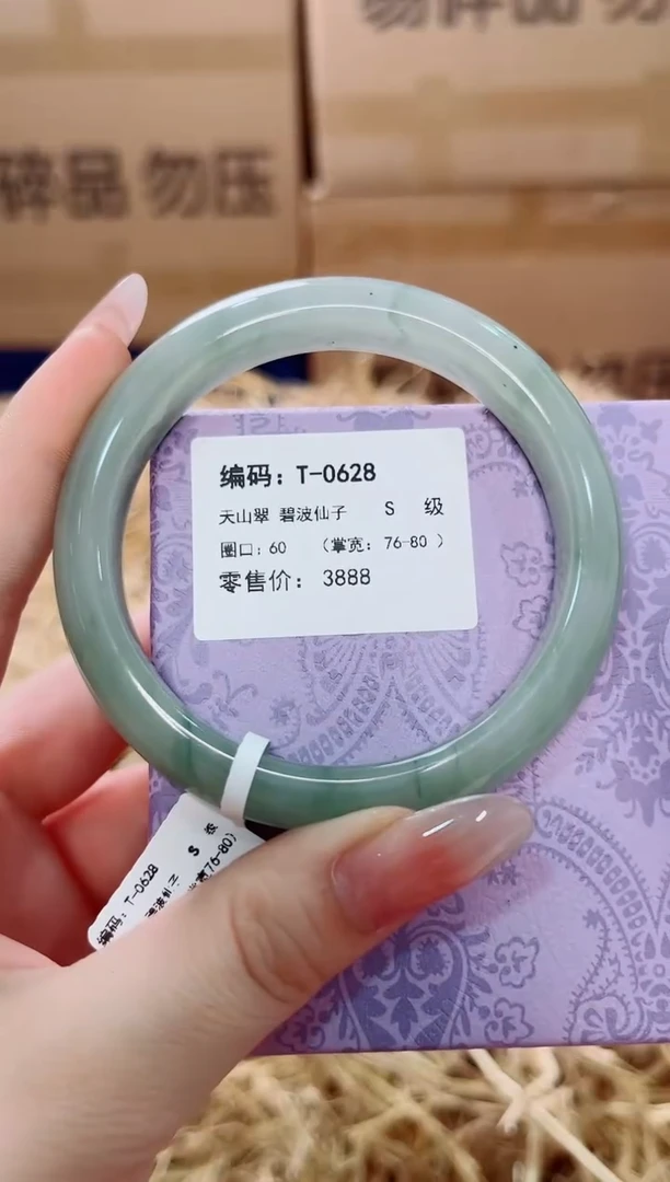 未镶嵌手镯石英质玉T-0628