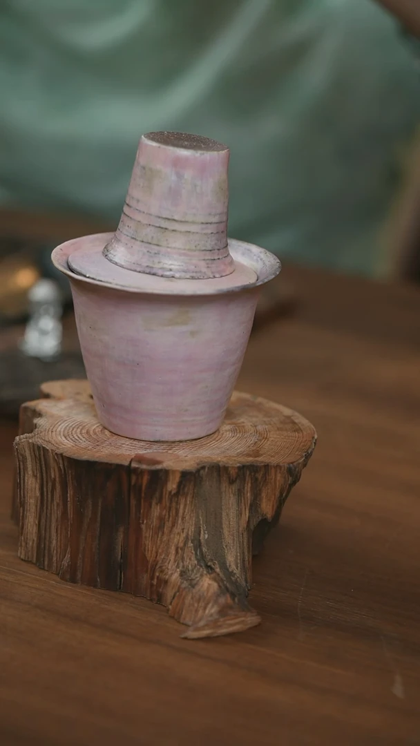 粉色盖碗加粉色小杯