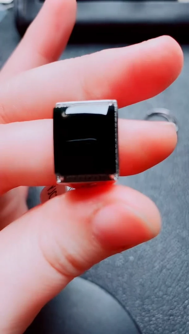 银S925镶嵌戒指翡翠1111