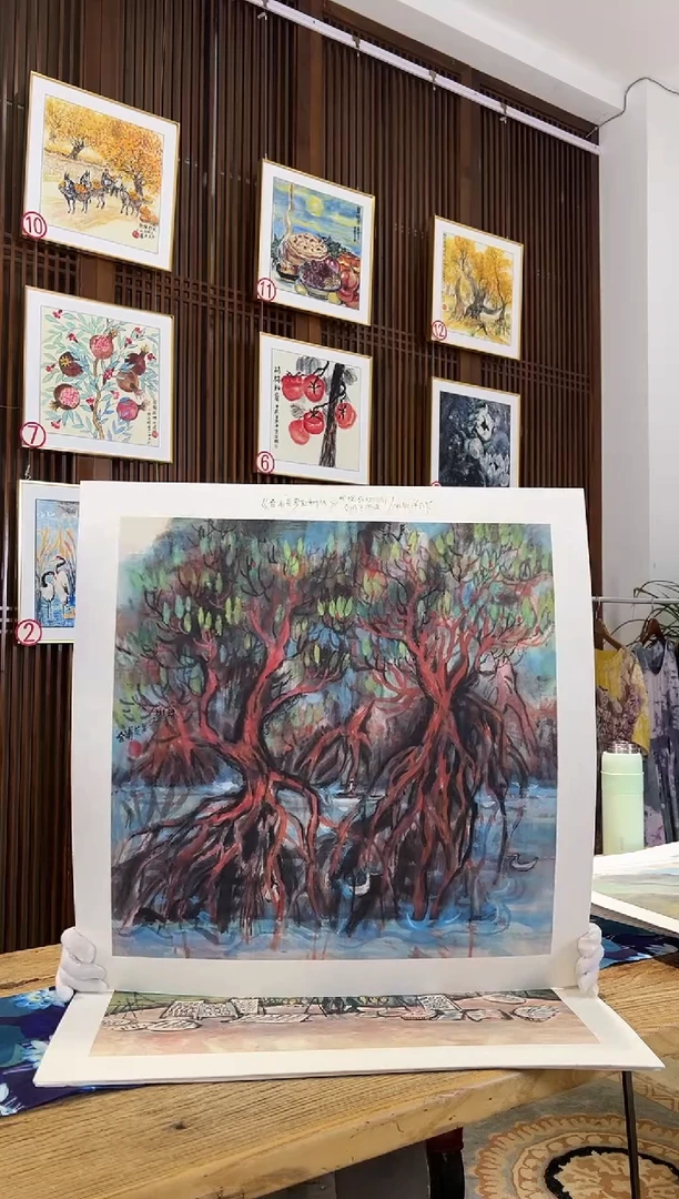 版画耿玉琨名章限量版画S