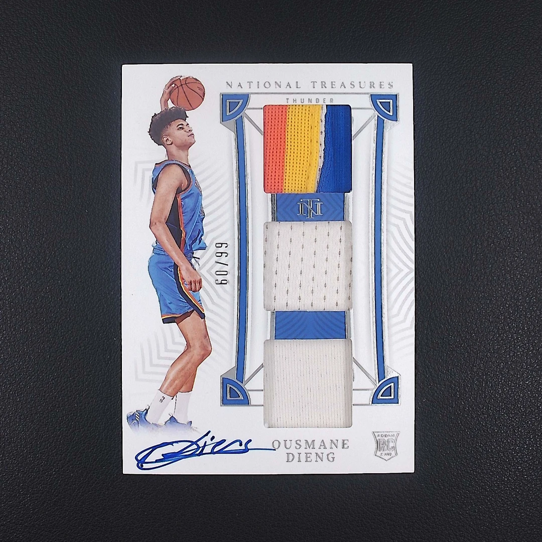 乌斯曼 迪昂 99编 国宝 帕尼尼NBA国宝手提签字球星卡