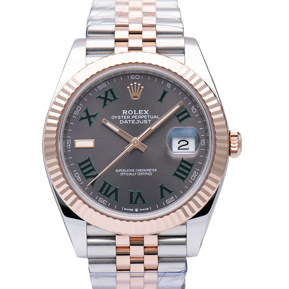 99新 Rolex/劳力士 全套/日志型126331间玫瑰金41mm自动机械男表
