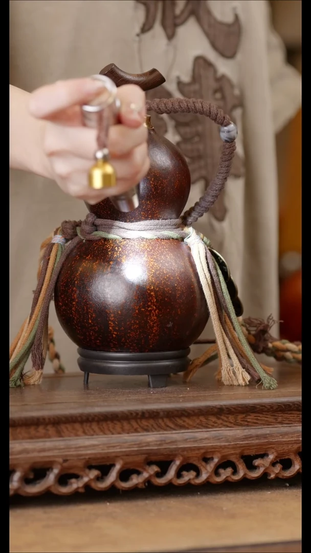 156号精品天然大漆酒葫芦一物一拍~/