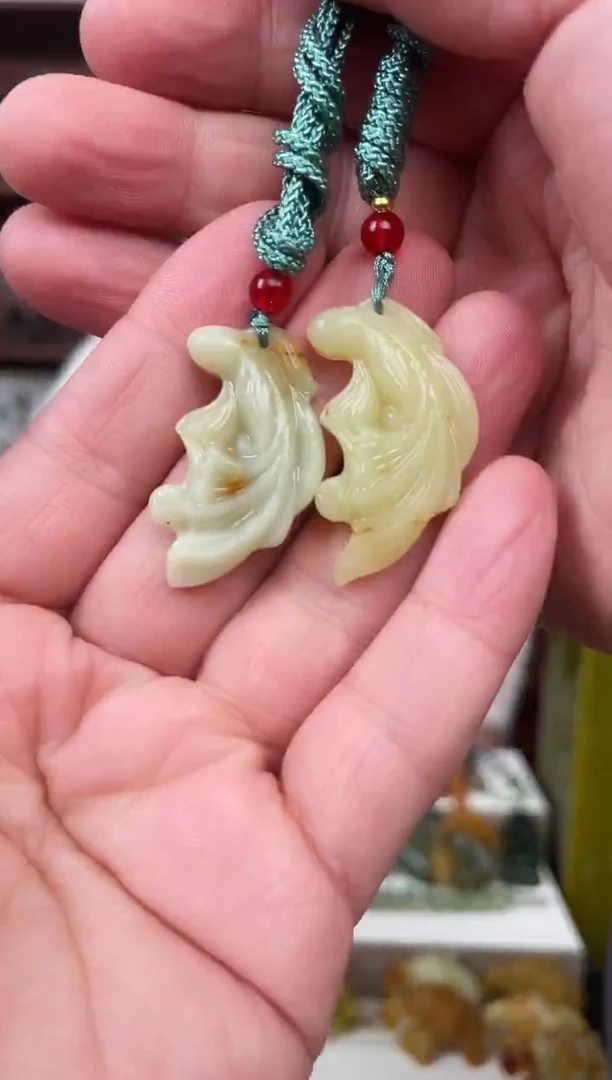 未镶嵌蛇纹石玉颈饰多样性发货拍一发一