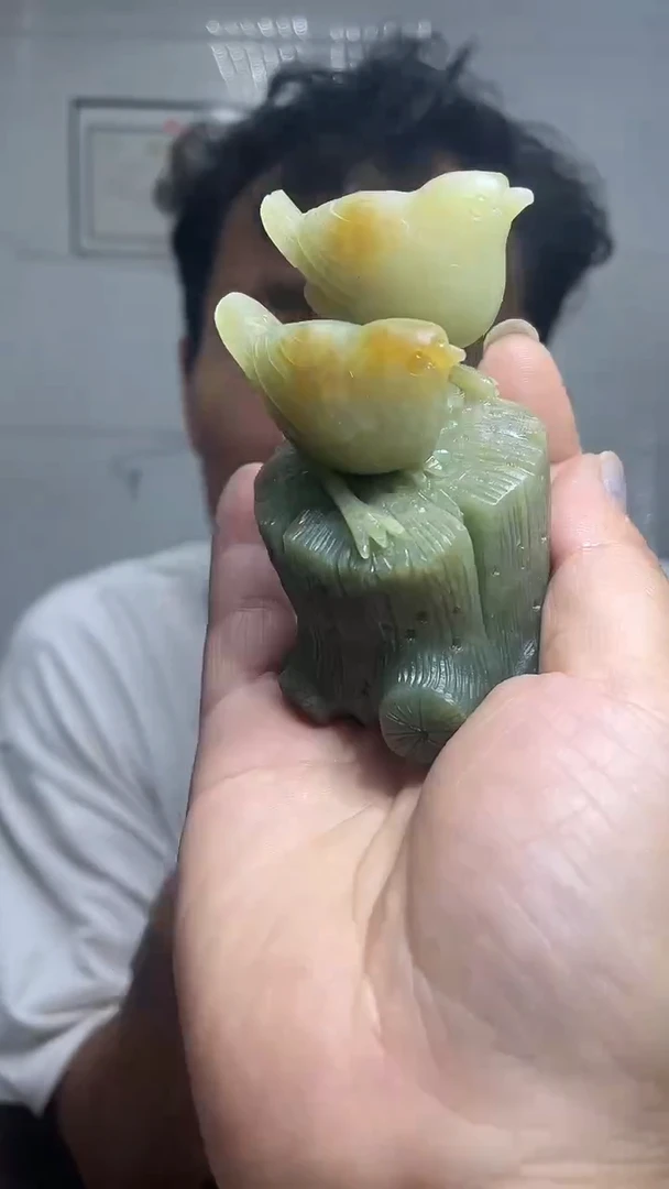 和田玉未镶嵌把件1
