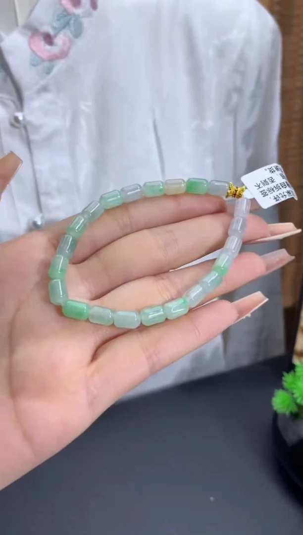 未镶嵌手链翡翠卡5.2mm