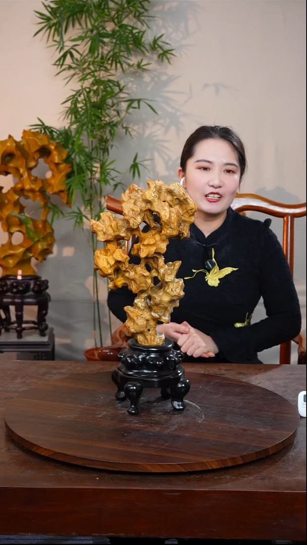 石材精美太湖石家居摆件