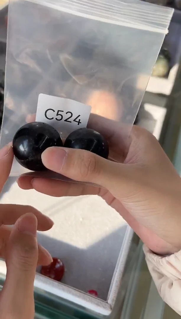 未镶嵌珠宝奇石黑色碧玺C524 拍一发二