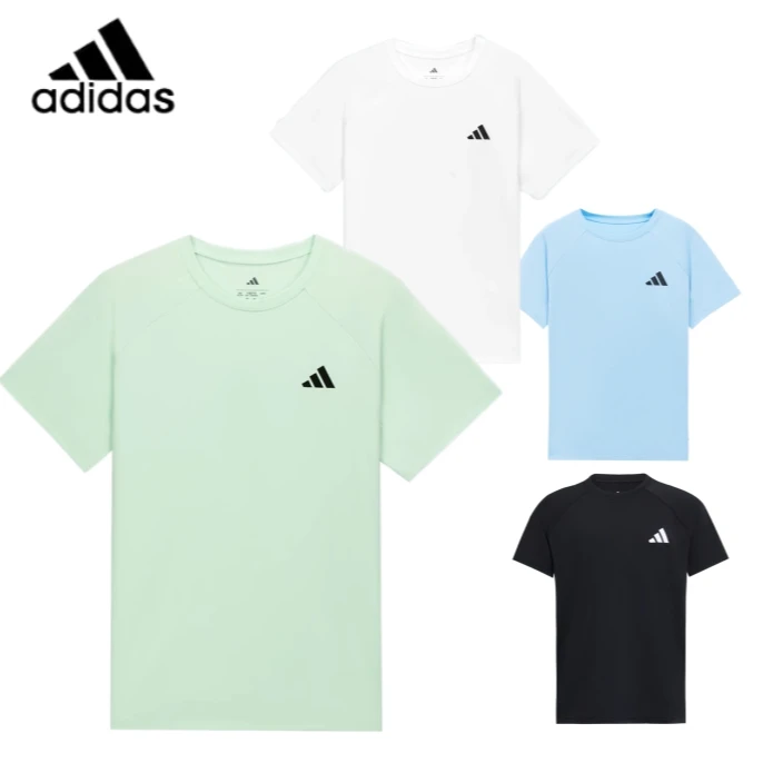 adidas/阿迪达斯夏儿童同款运动休闲吸汗短袖T恤KG3133