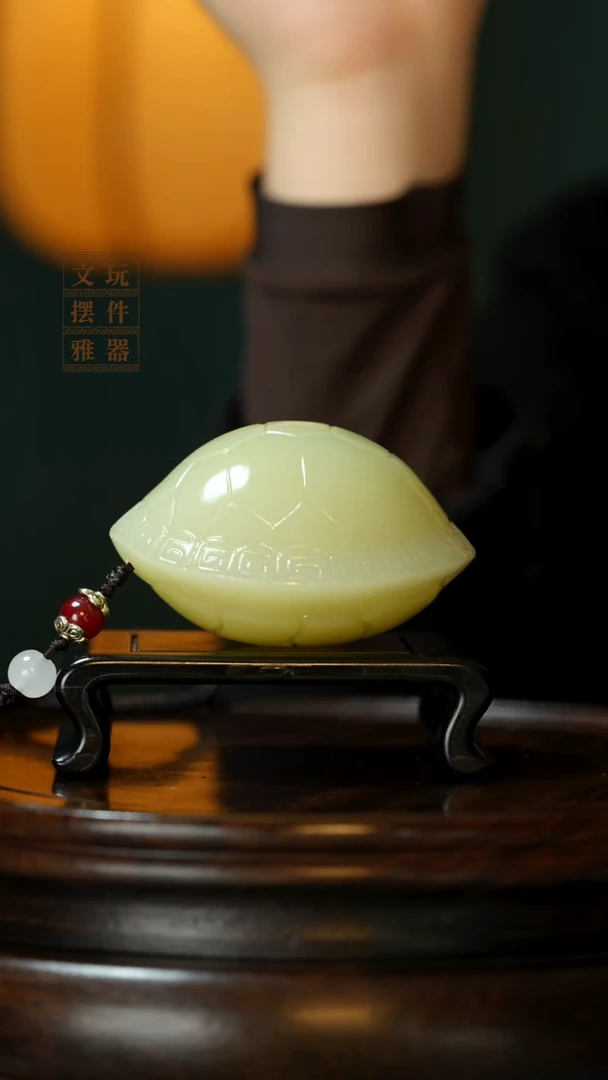 玉《博古富甲天下》手把件摆件