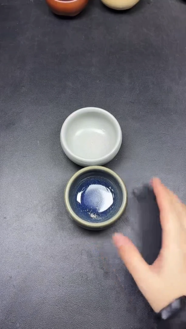 茶盏349两只微瑕