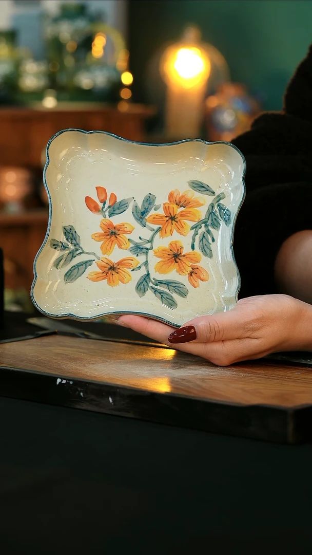 【闪购商品】杯手绘心瓷陶瓷浮力