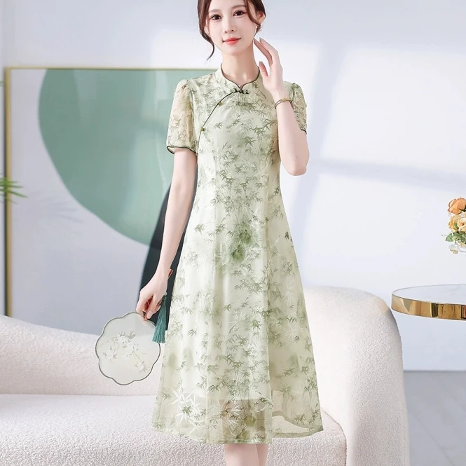 【280-289】2025夏季新款时尚气质收腰连衣裙