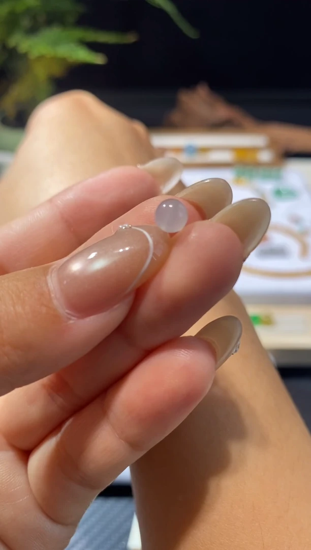 未镶嵌定制翡翠卡5.1珠珠    35+0