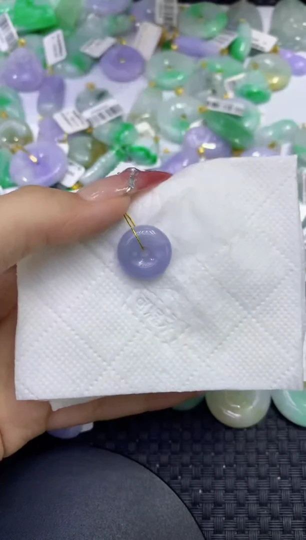 颈饰未镶嵌翡翠天然缅甸A货翡翠