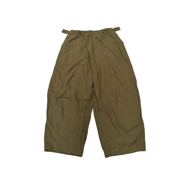 韩版新款调节腰直筒工装裤休闲洋气时尚百搭