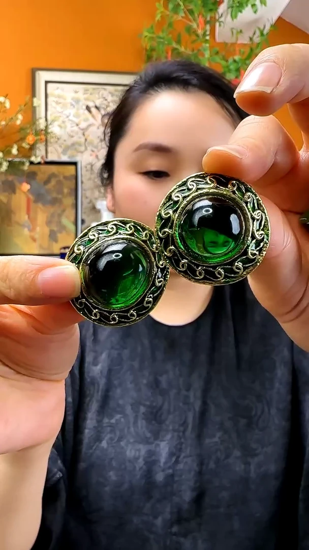 纯铜925银无耳钉