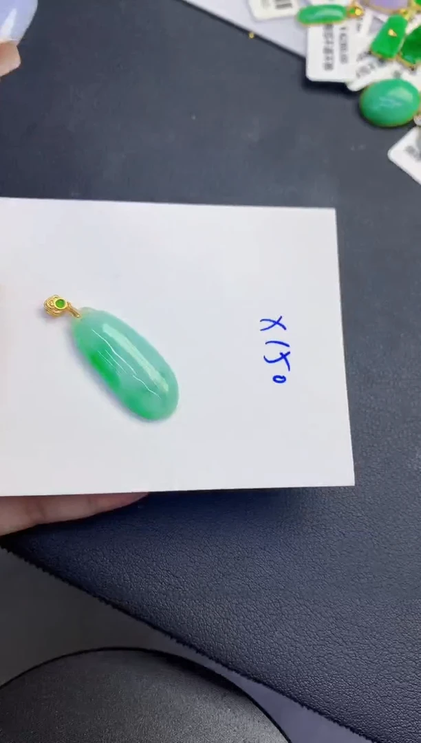 颈饰未镶嵌翡翠缅甸天然翡翠A货