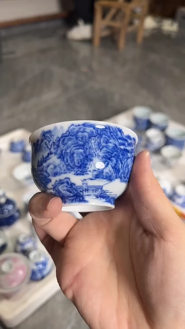 摆件瓷景德镇精品茶器