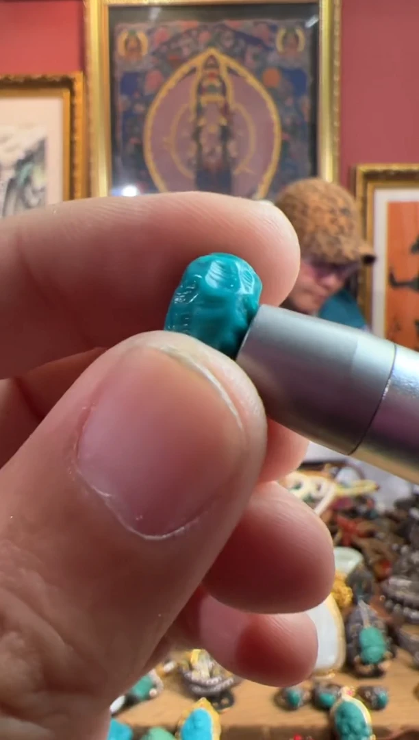 未镶嵌绿松石.61号   绿松石配饰套装ylp1.9g13*8mm