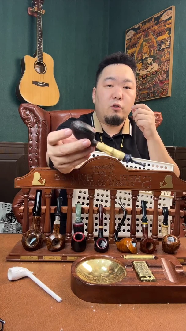 石楠木木雕款意大利进口石楠木烟斗