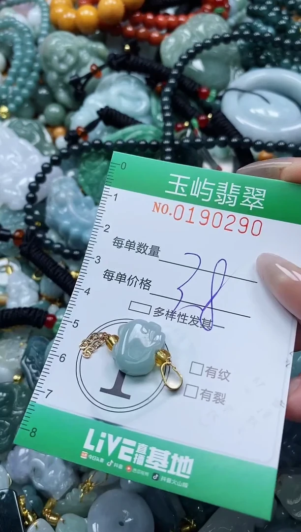 翡翠未镶嵌颈饰闪购0190290