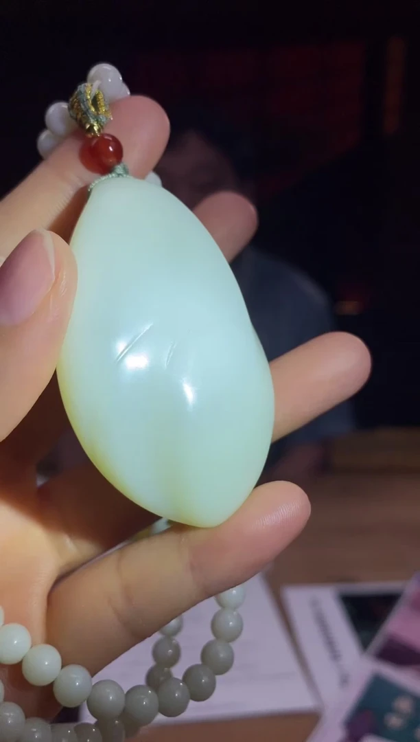 和田玉未镶嵌颈饰d560