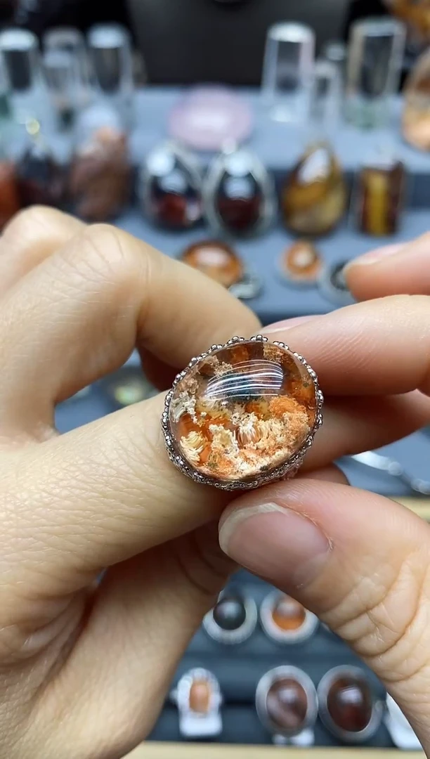 【闪购商品】水晶戒指银S925镶嵌水晶水晶