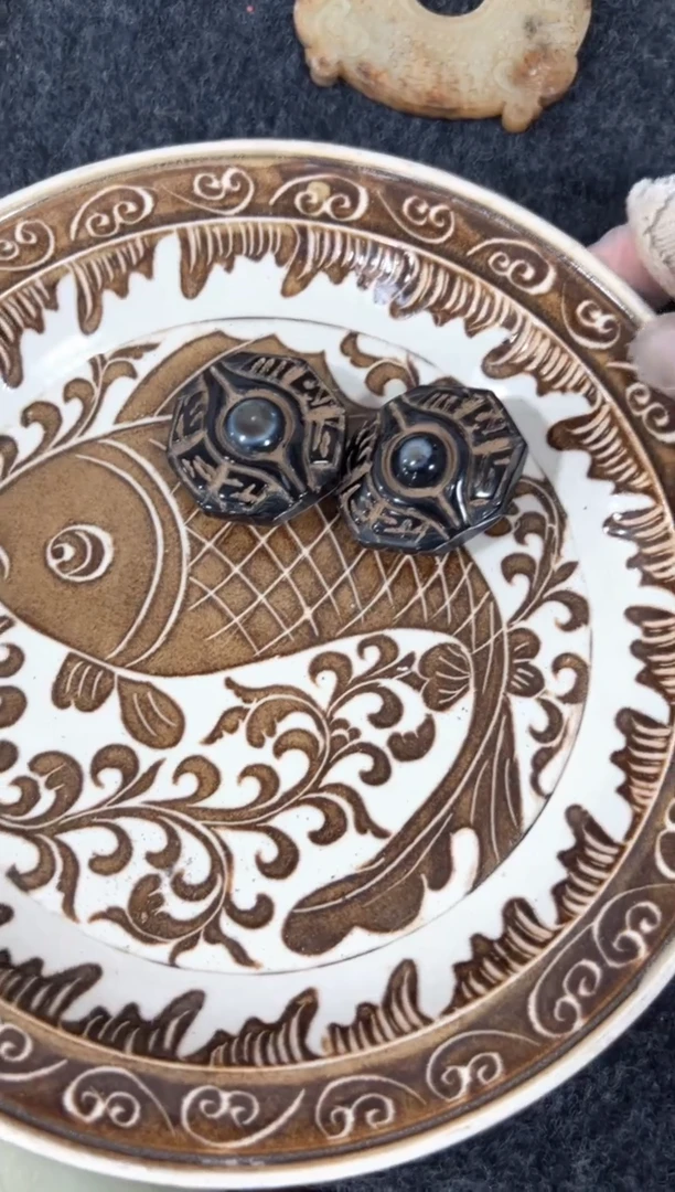 瓷片无**宇手工，手绘，瓷器1