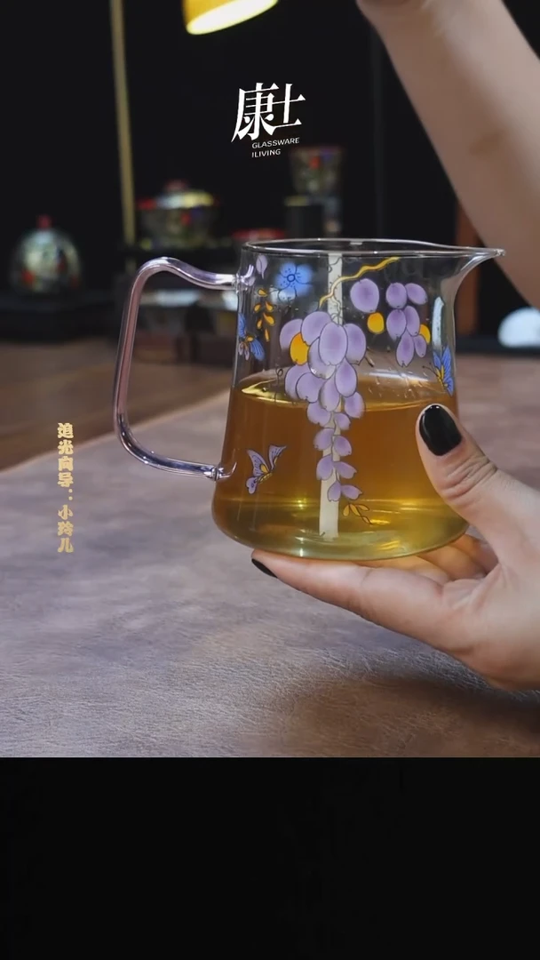 【旗舰出品/品质保障】紫藤花卓然粉把